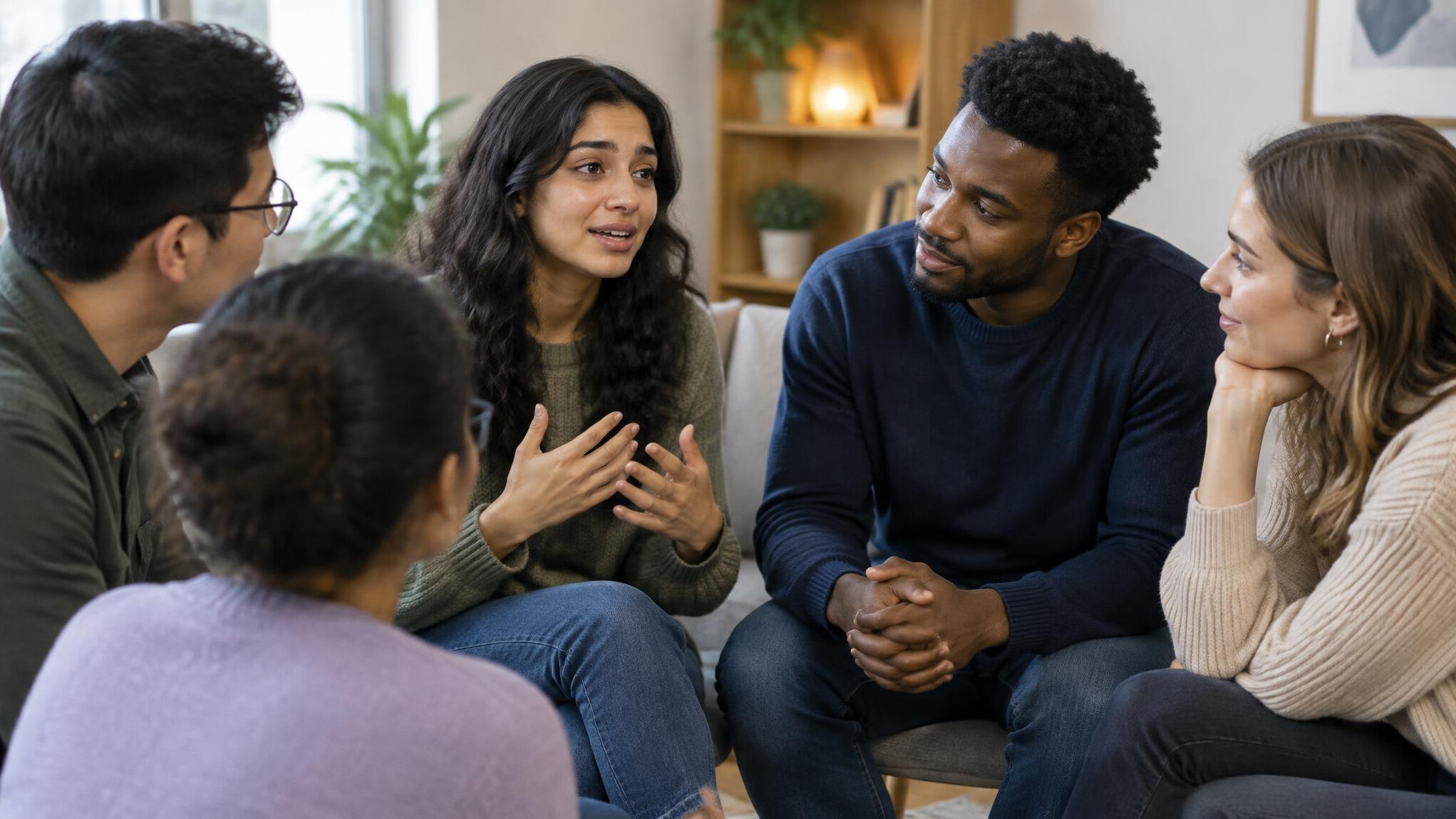 group discussion on feelings